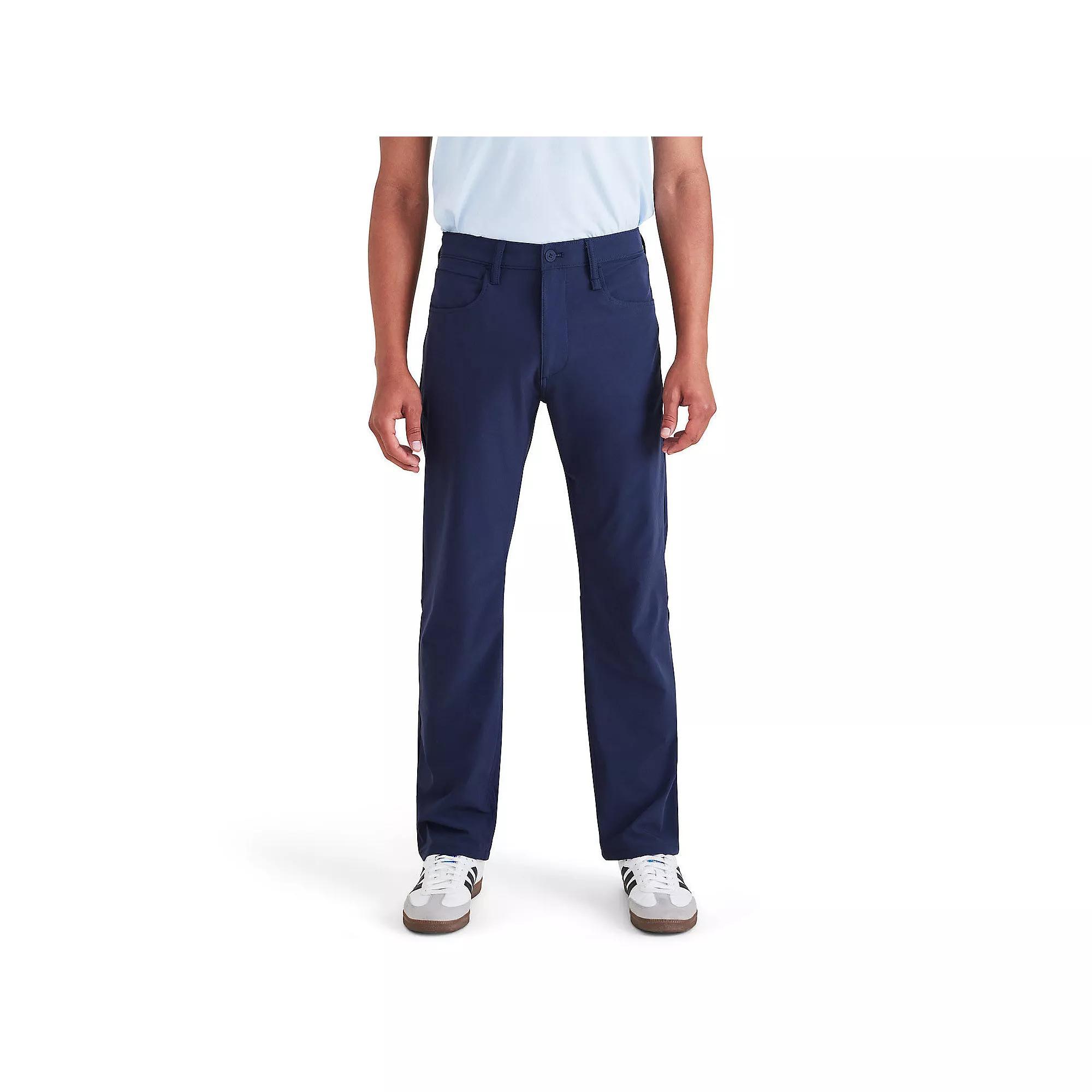 Men's Dockers® Go Jean Cut Straight-Fit Pants, Size: 36X30, Blue Blazer Product Image