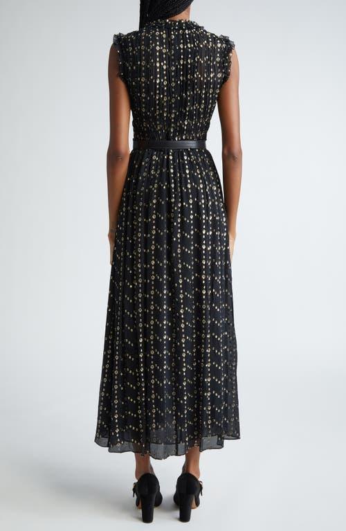 ULLA JOHNSON Kasia Paisley Ruffled Maxi Dress In Cosmos Product Image