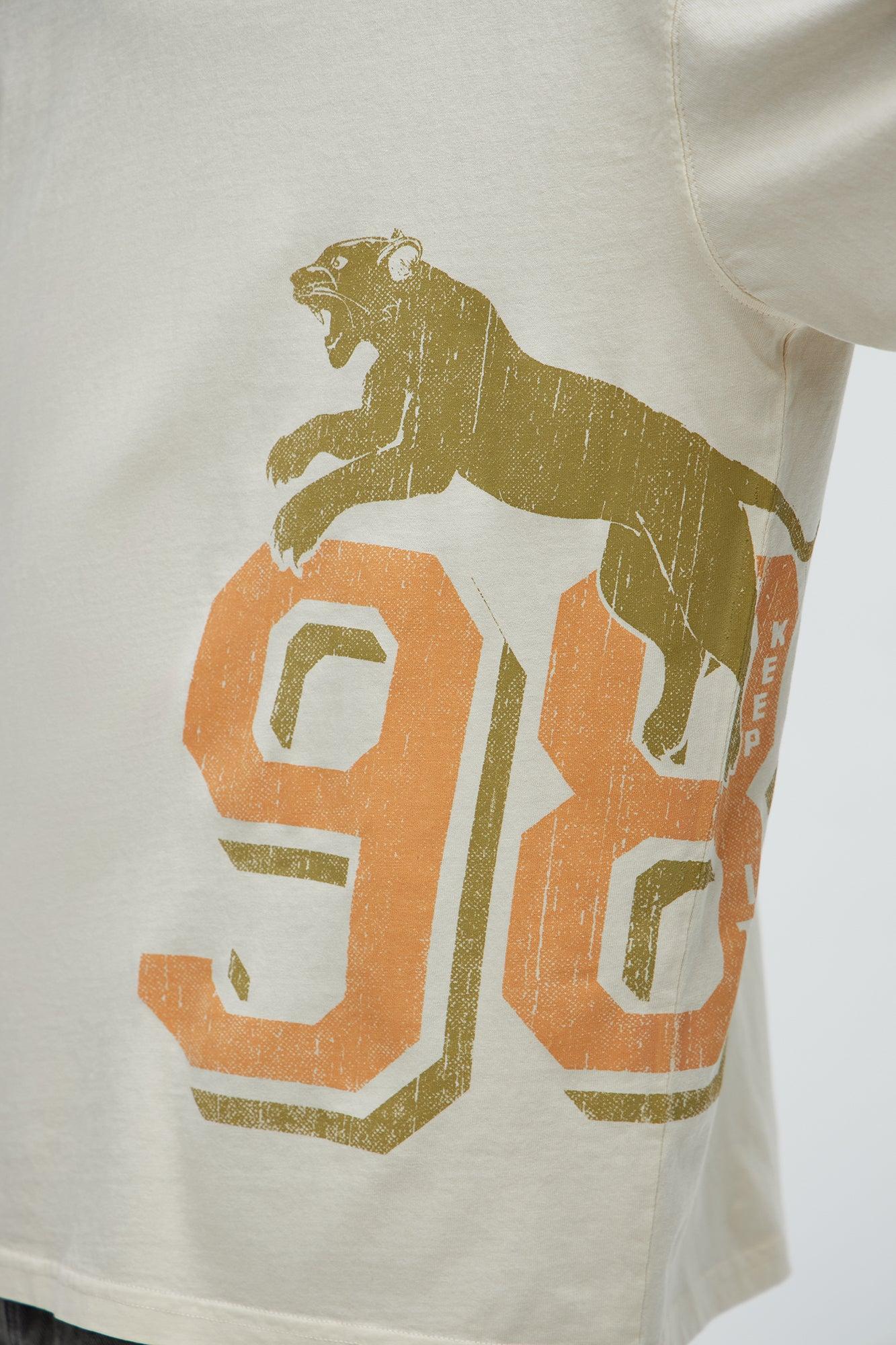Keep It Savage Oversized Short Sleeve Tee - Cream Product Image