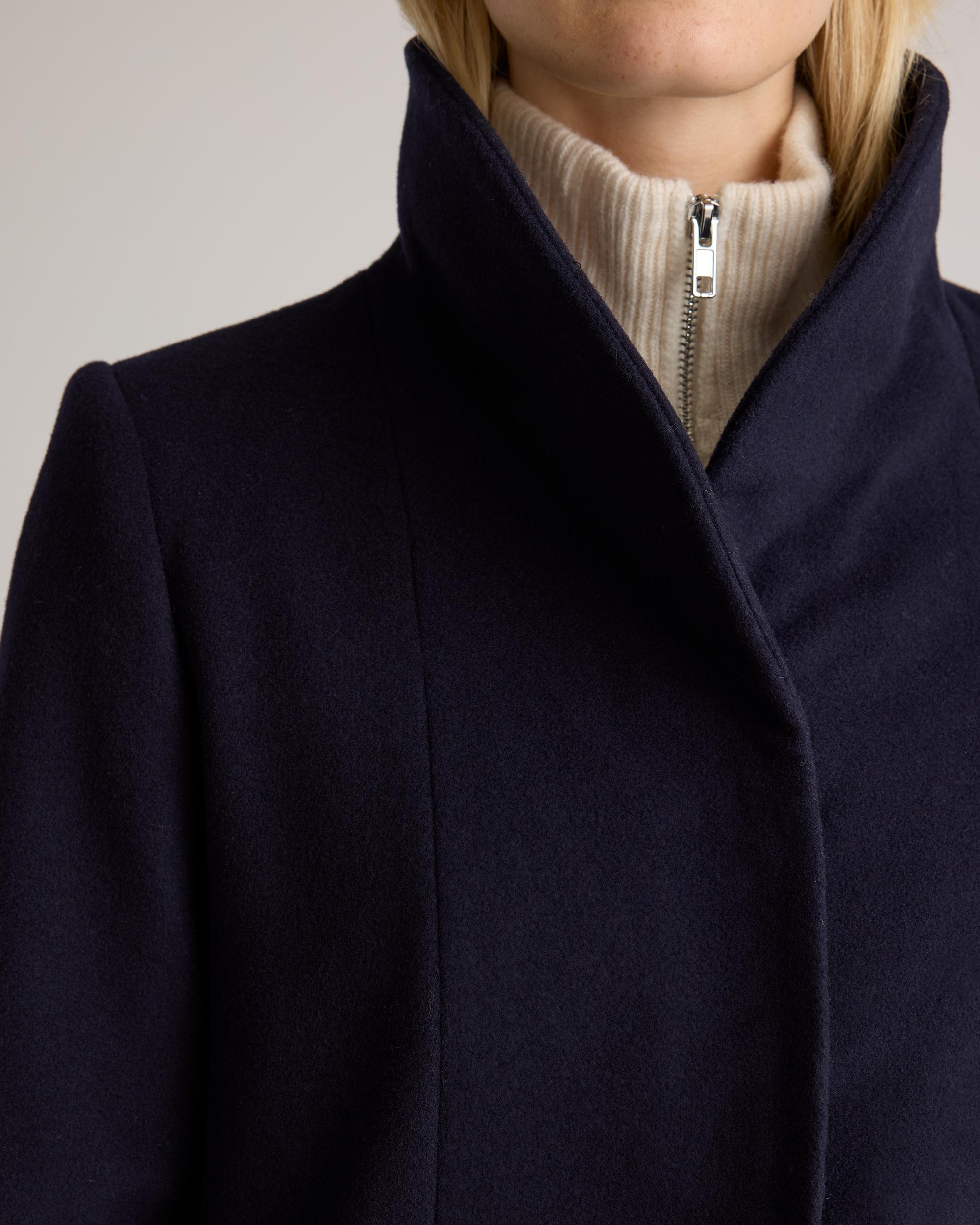 Quince | Women's Italian Wool Cocoon Coat Size XL, Wool/Nylon Product Image