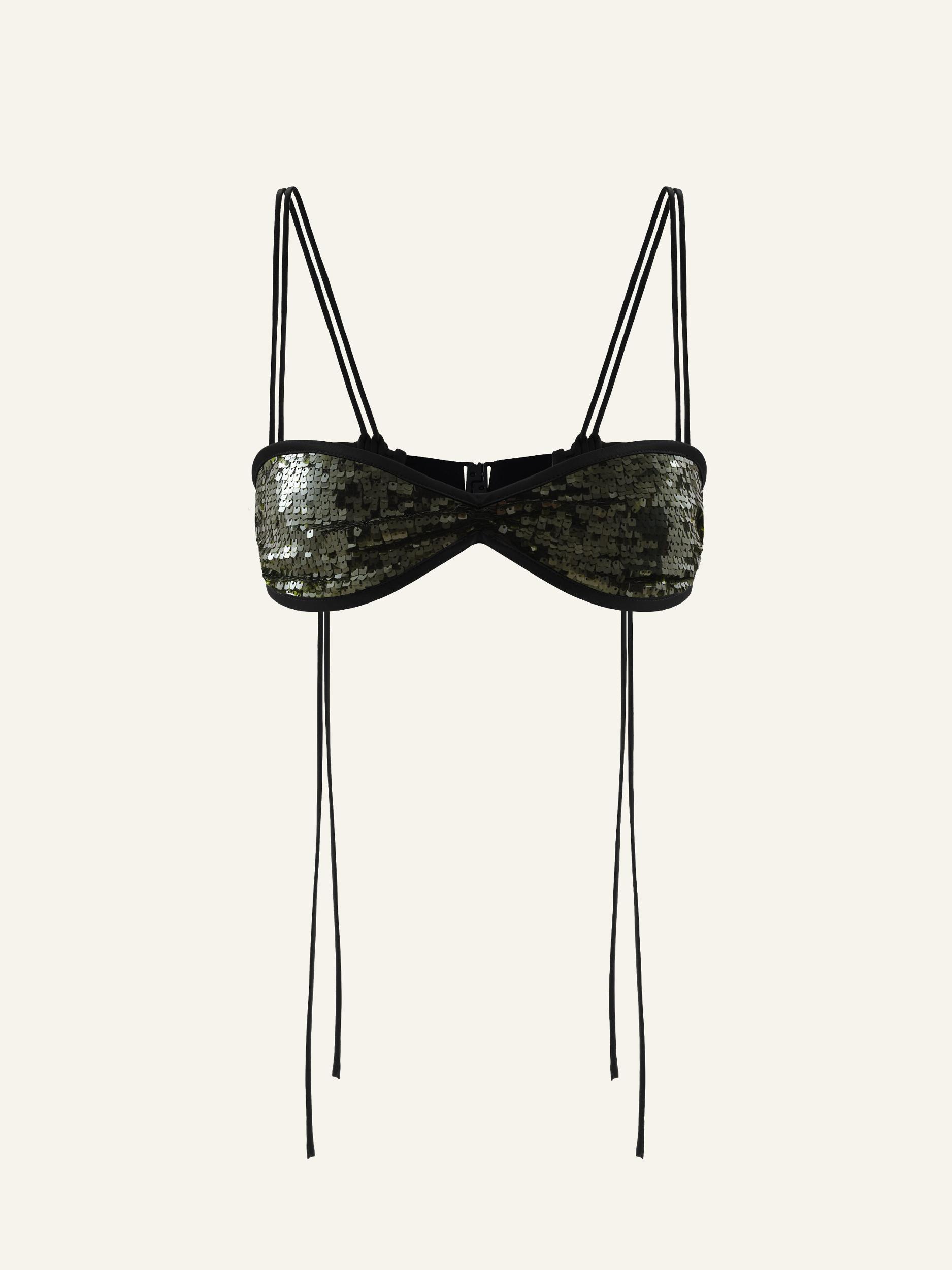 Coverup bra in Viper Sequin Product Image