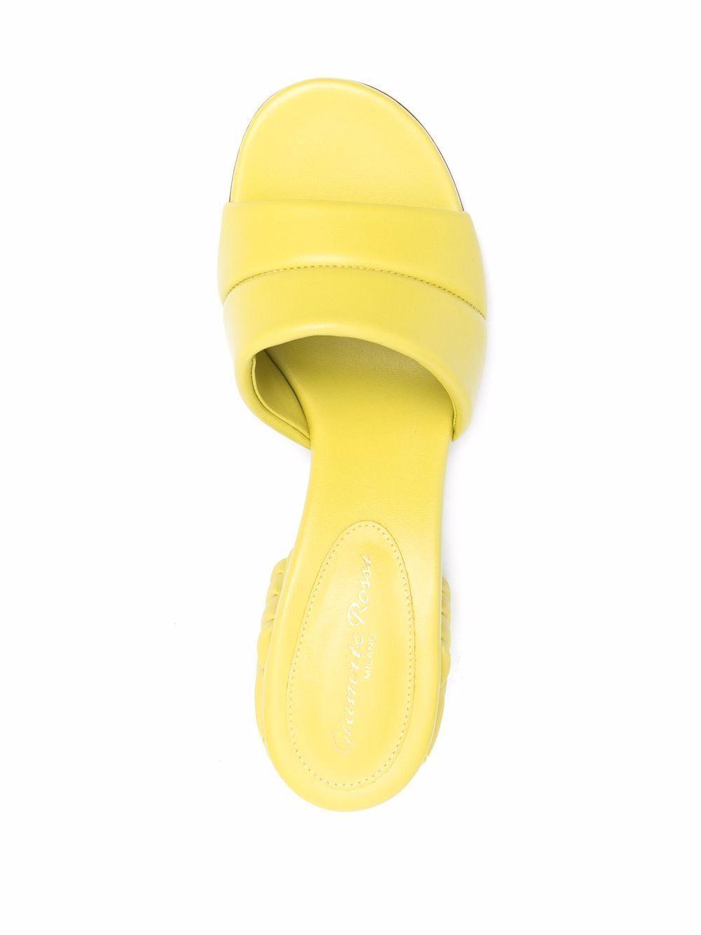 padded leather sandals  Product Image
