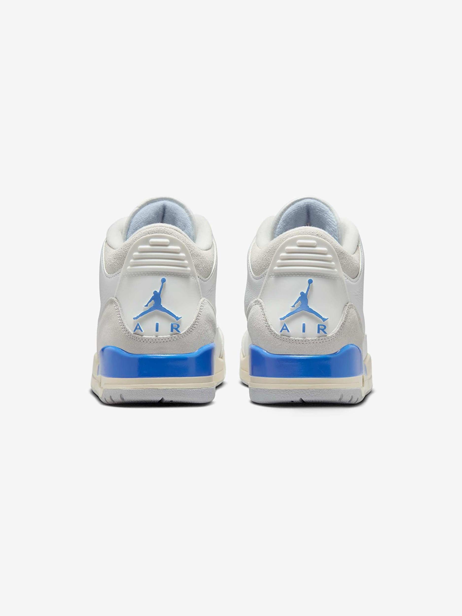 Air Jordan 3 Retro (SUMMIT WHITE/HYDROGEN BLUE-LEGEND) Product Image