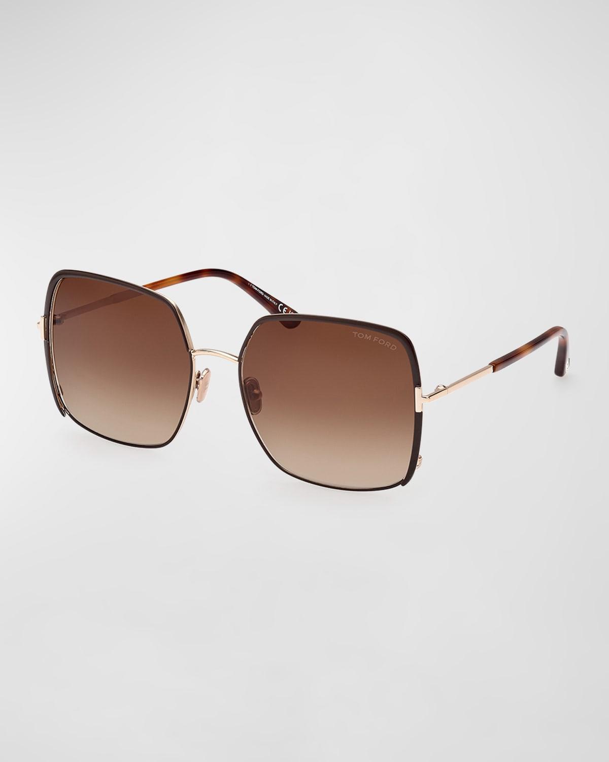 Tom Ford Raphaela Butterfly Sunglasses, 60mm Product Image