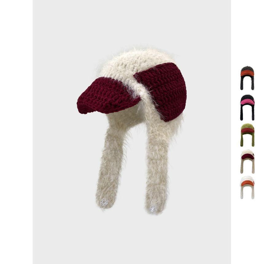 Two Tone Earflap Hat Product Image