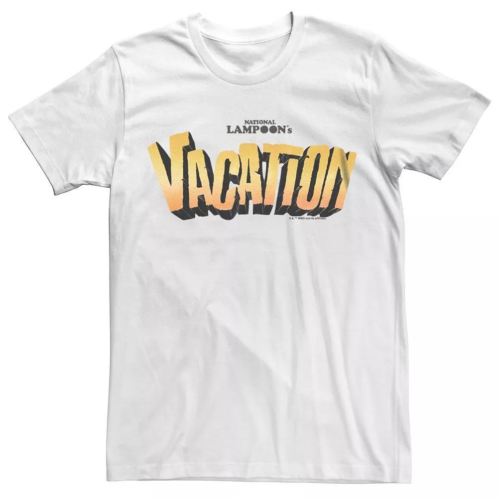 Men's WB The 100 National Lampoon's Vacation Title Graphic Tee, Size: XS, White Product Image