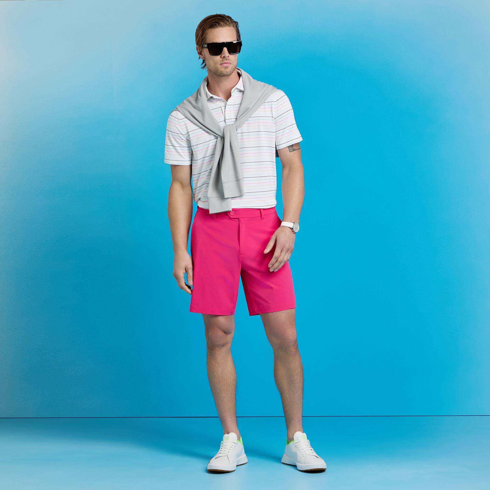 MULTI STRIPE TECH PIQUÉ POLO Product Image