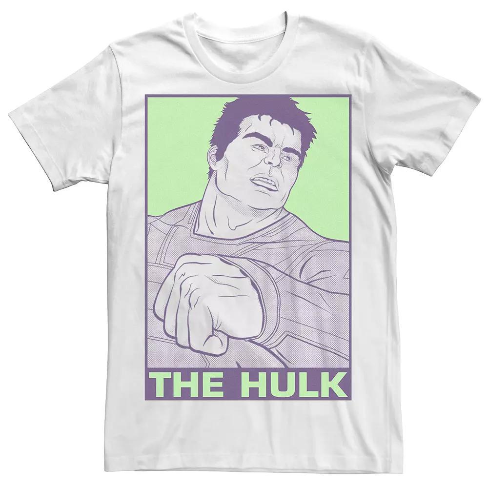 Men's Marvel Avengers Endgame Pop Art Hulk Tee, Size: XL, White Product Image