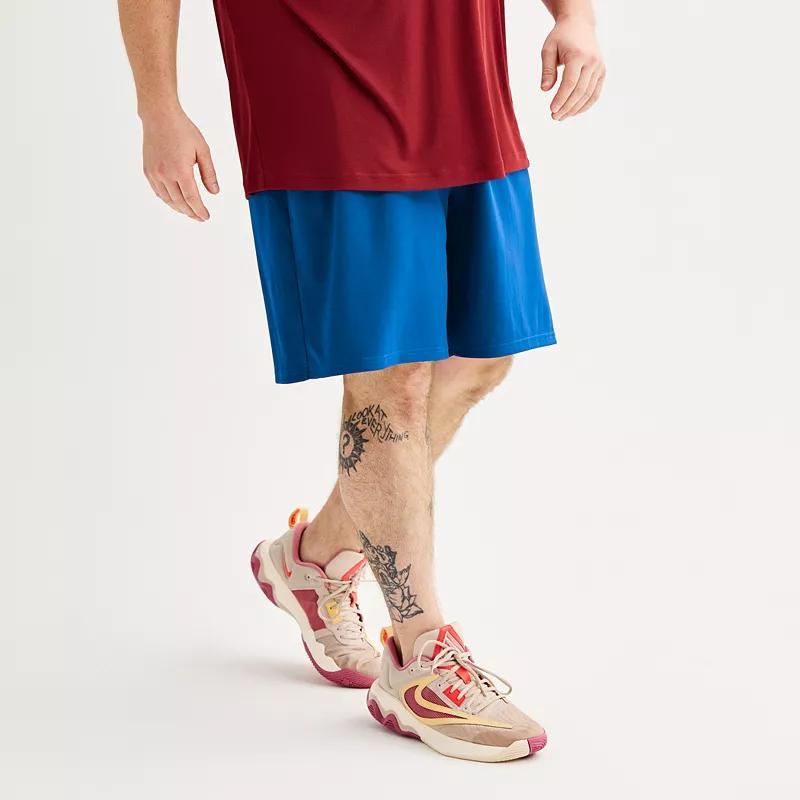 Big & Tall Tek Gear® Mesh Shorts 9", Men's, Size: 2XB, Hawk Gray Product Image