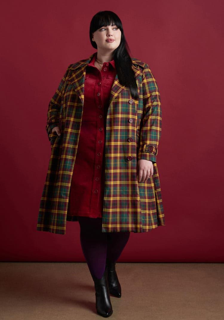 Skirting The Issue Trench Coat Product Image