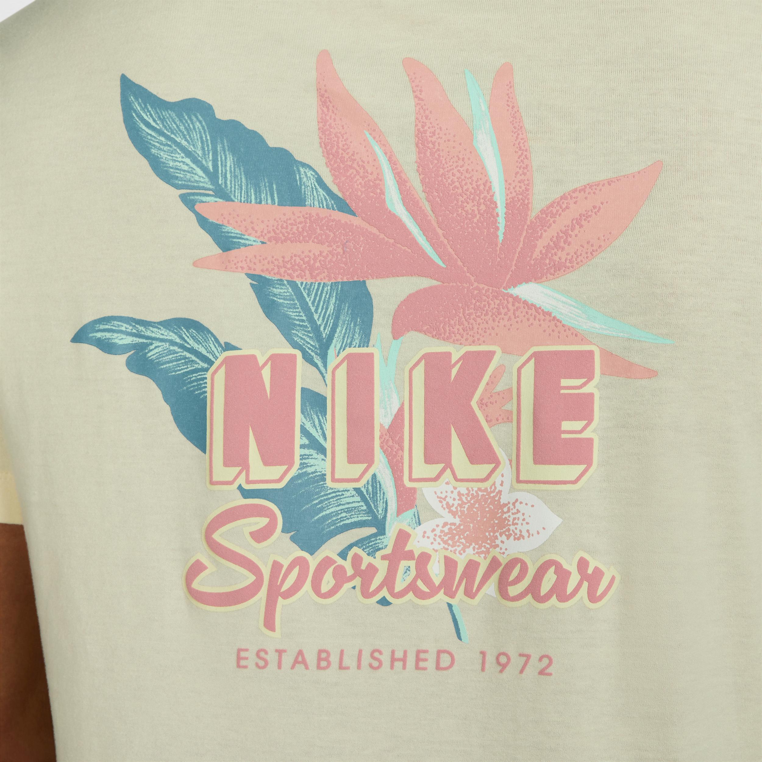 Nike Mens Nike Sweet Short Sleeve Crew T-Shirt - Mens Multi/Coconut Milk/Denim Turquoise Product Image
