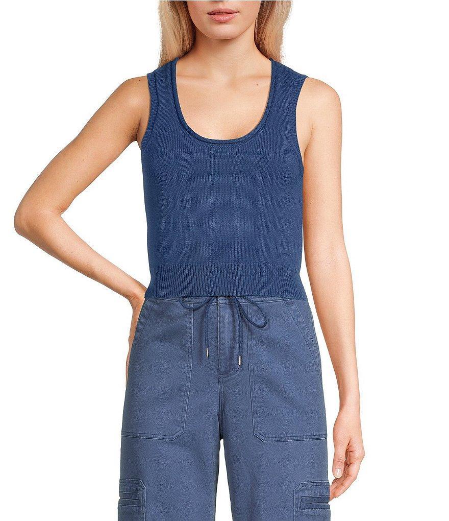Copper Key Cropped Sweater Tank Product Image