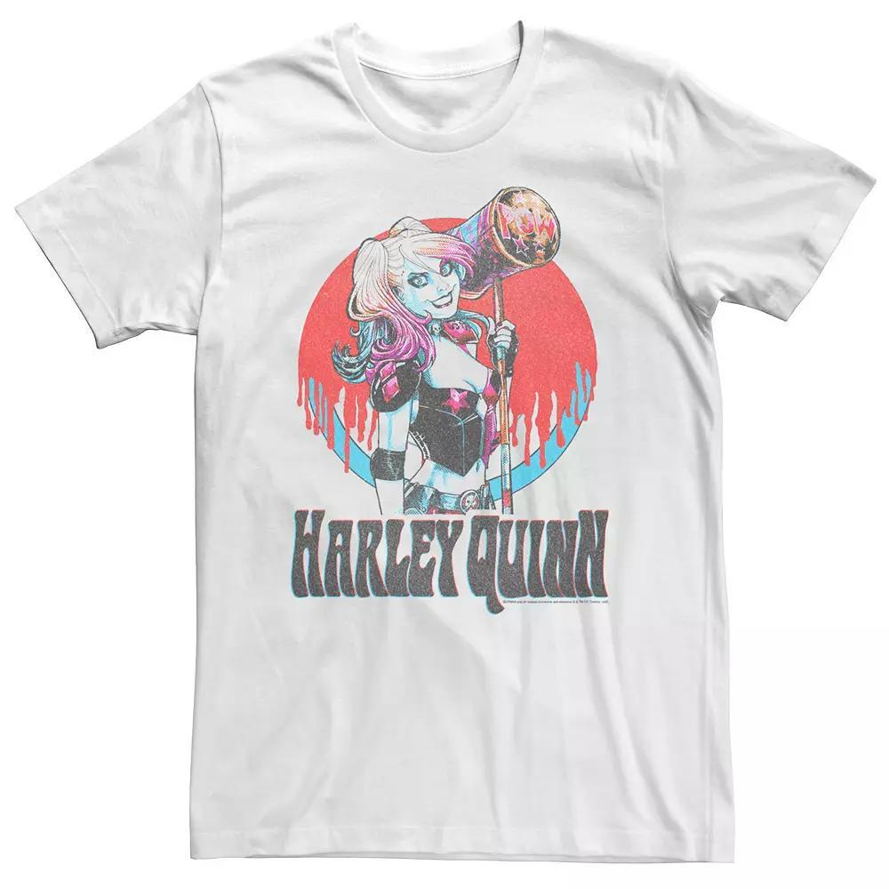 Big & Tall DC Comics Batman Harley Quinn Tee, Men's, Size: 4XL, White Product Image