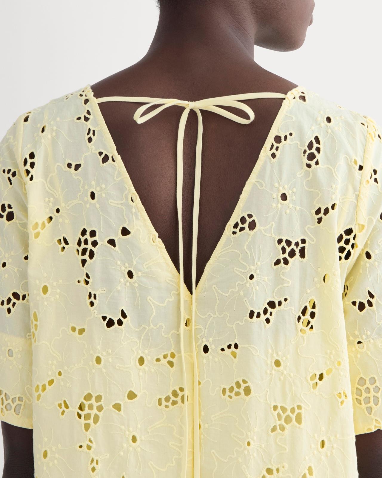 Womens Eyelet Mini Shift Dress by Everlane Product Image
