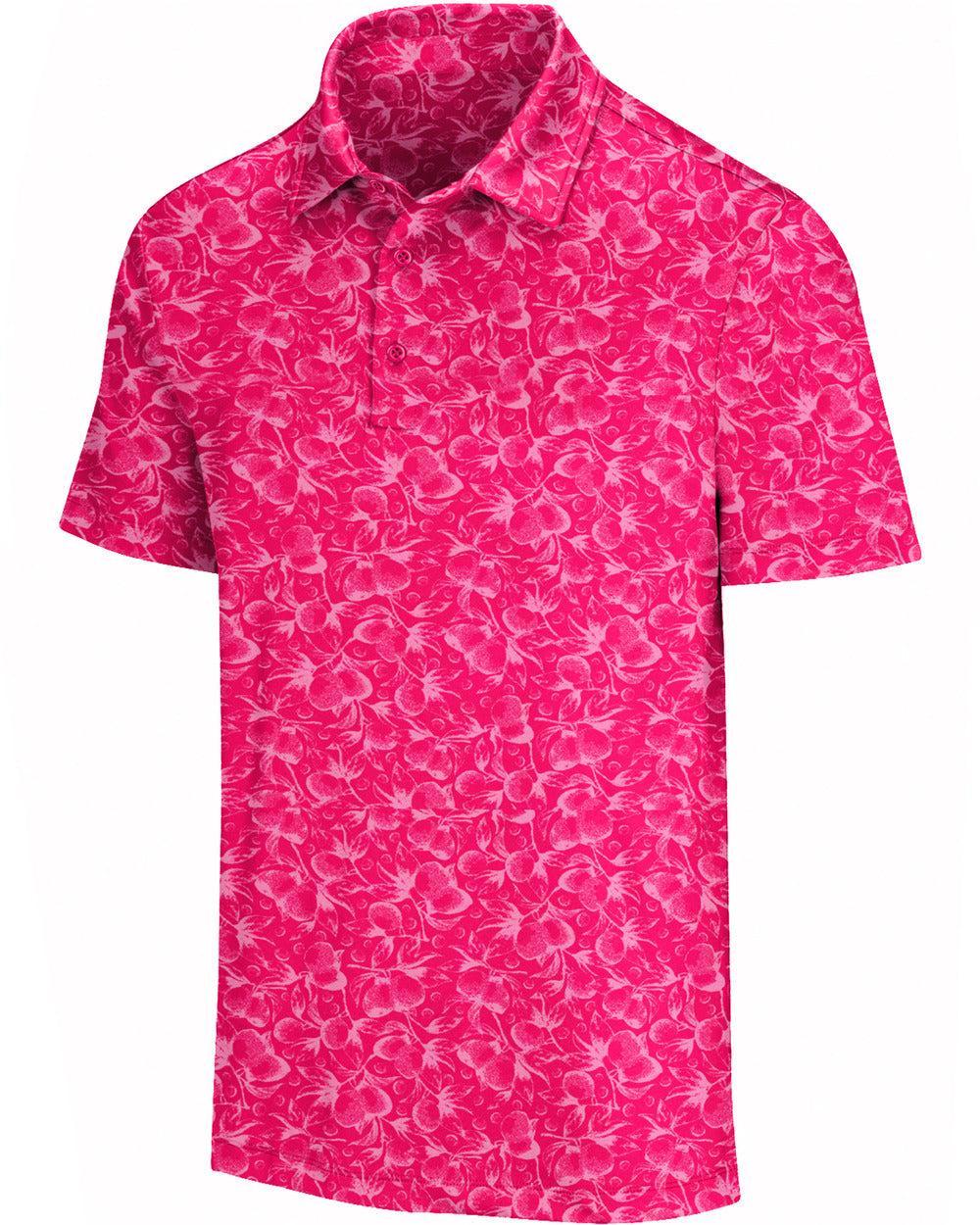 Three Sixty Six Men’s Print Golf Polos Product Image