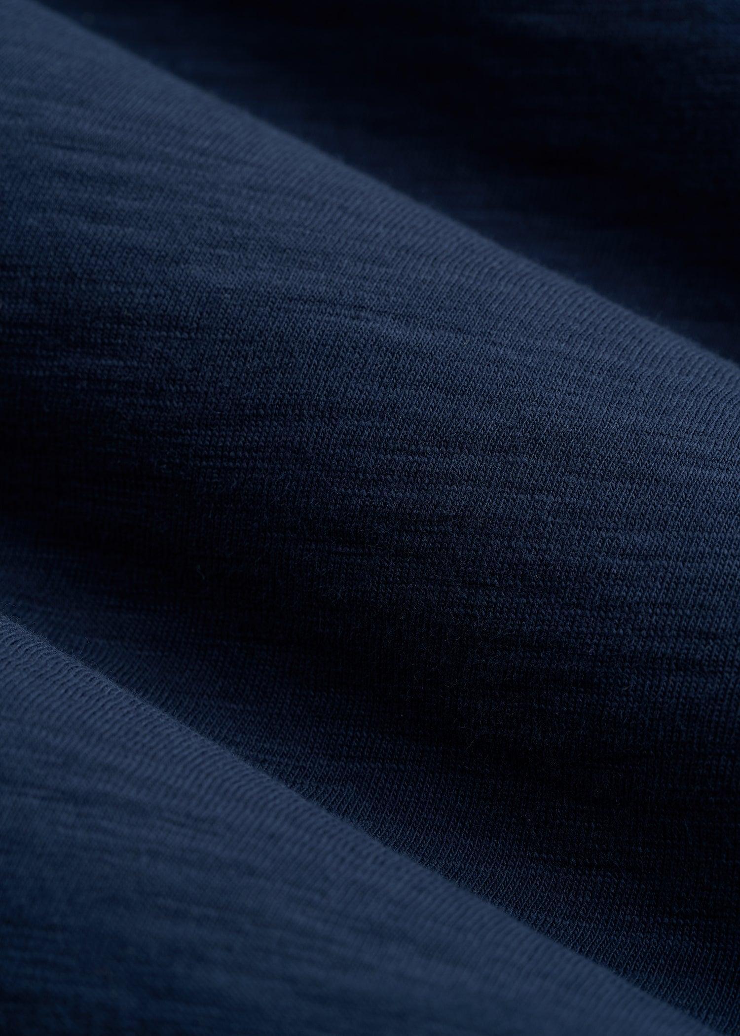 Sunwashed Short Sleeve Slub Henley for Tall Men in Regal Blue Product Image