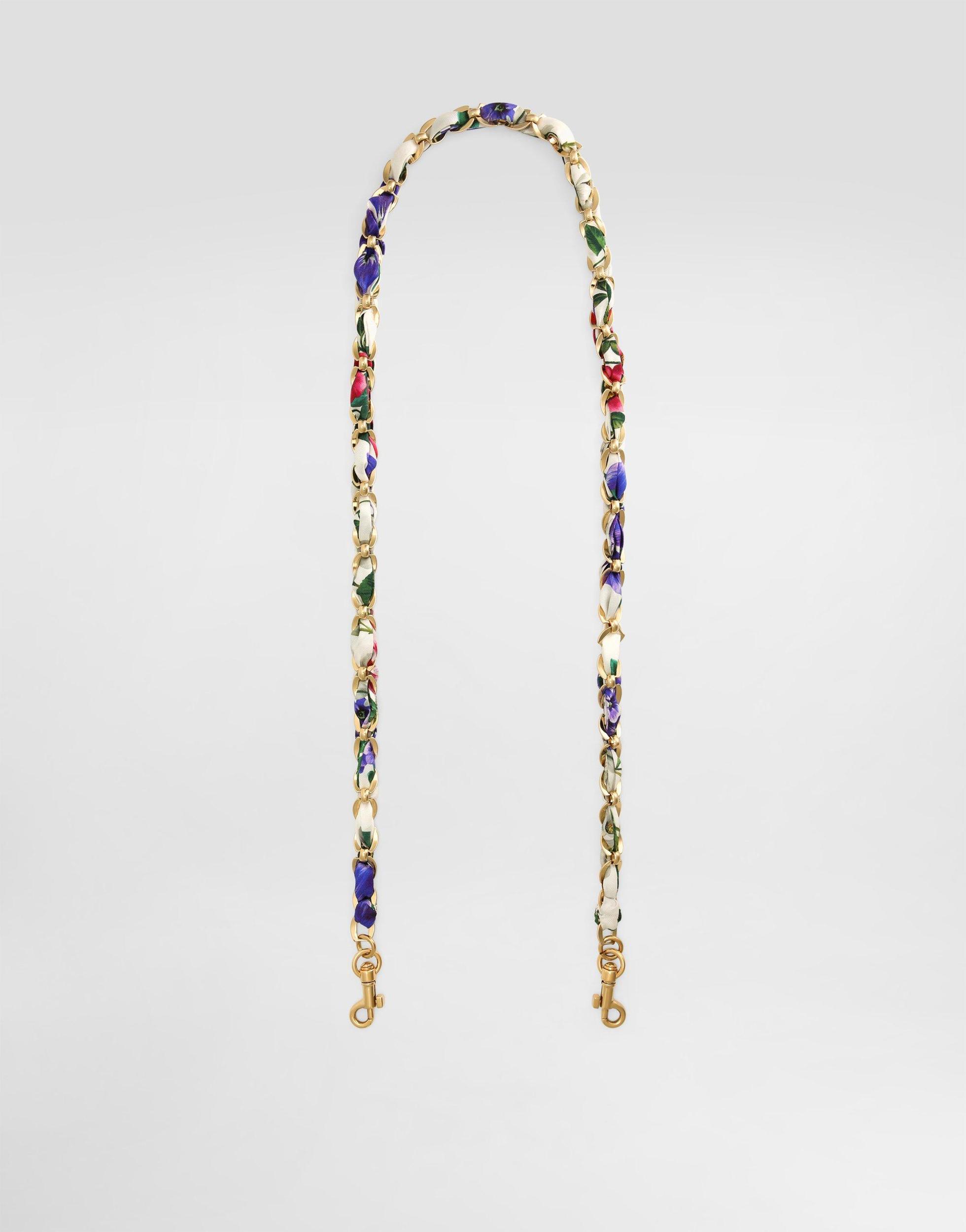 DOLCE & GABBANA Bejeweled Chain Strap In Print Product Image