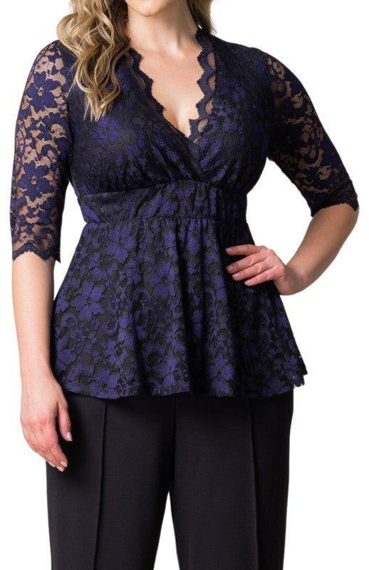 Luxe Lace Top - Plus Product Image