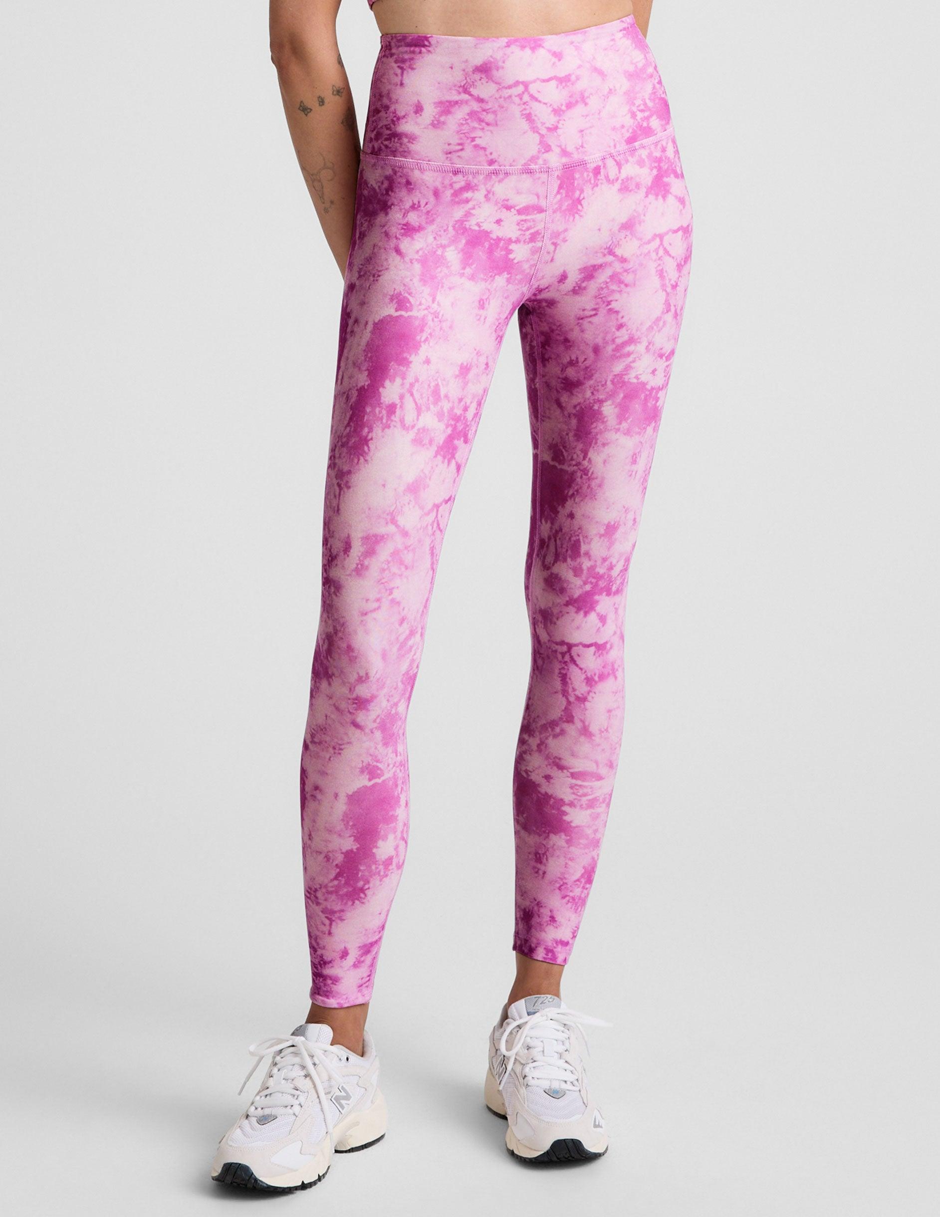 Sunset Violet Icedye SoftMark High Waisted Midi Legging Product Image