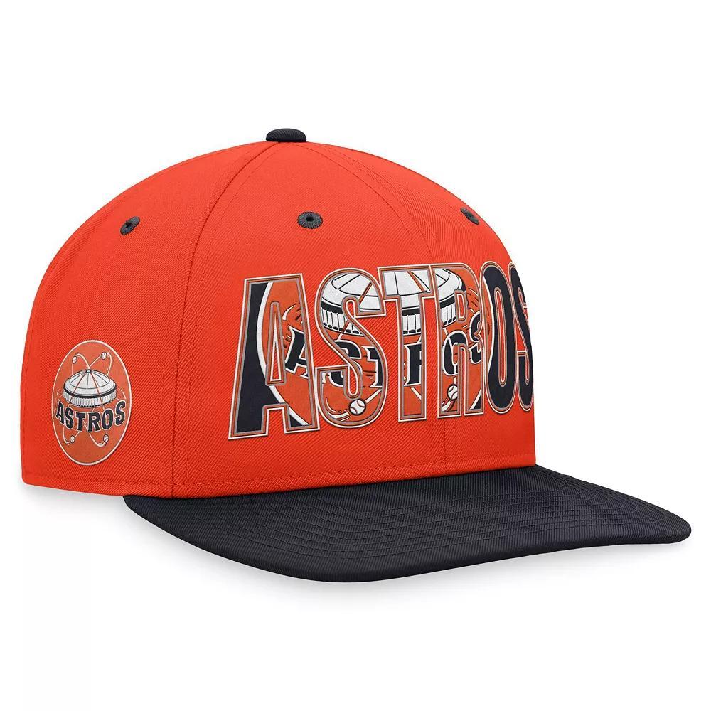 Men's Nike Orange Detroit Tigers Cooperstown Collection Pro Snapback Hat Product Image