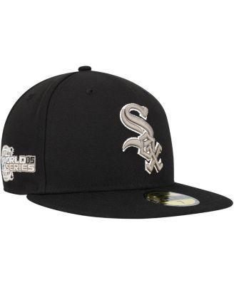 Men's New Era Black Chicago White Sox Chrome Camo Undervisor 59FIFTY Fitted Hat, Size: 8 Product Image