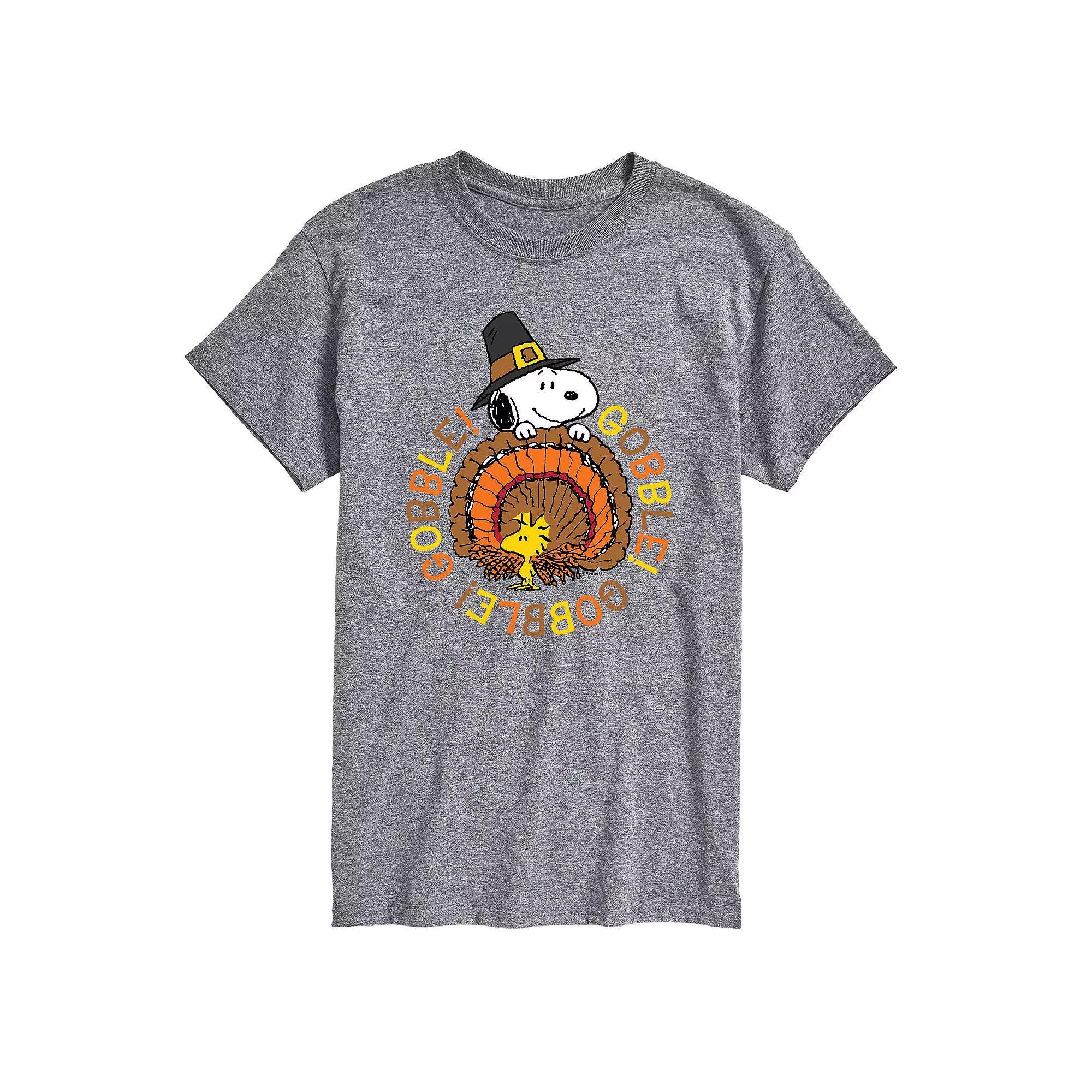 Big & Tall Peanuts Gobble Gobble Tee, Mens Product Image