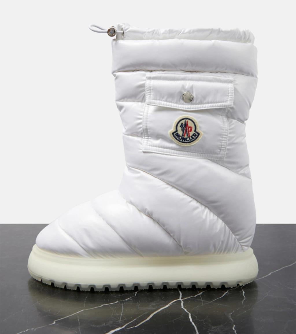 MONCLER Gaia Down Snow Boots In 1 White Product Image