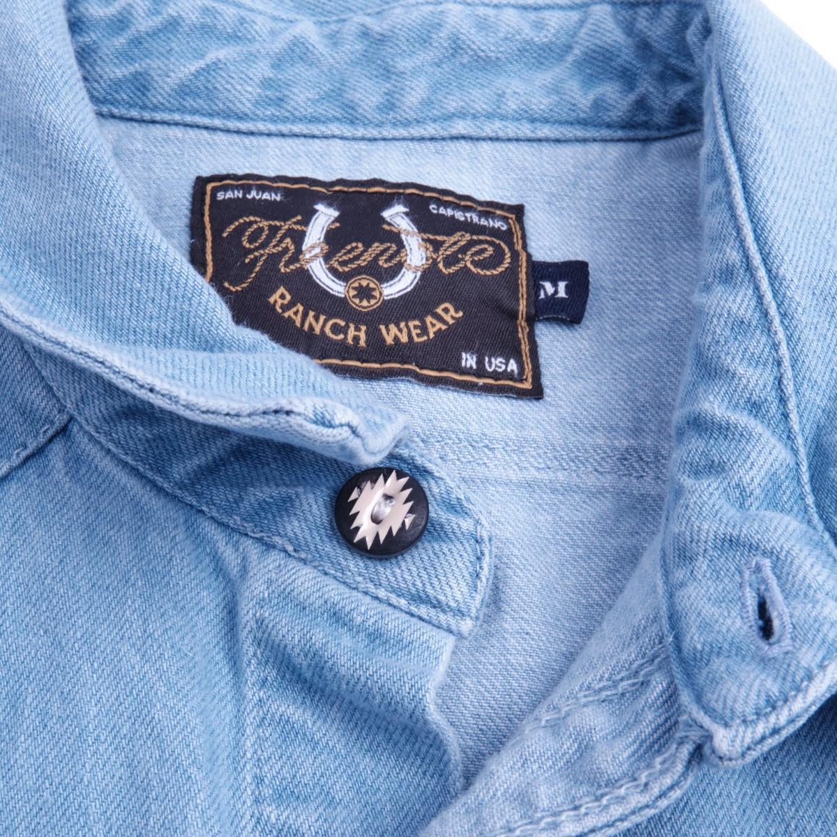 Modern Western 11 Ounce Bleached Denim Product Image