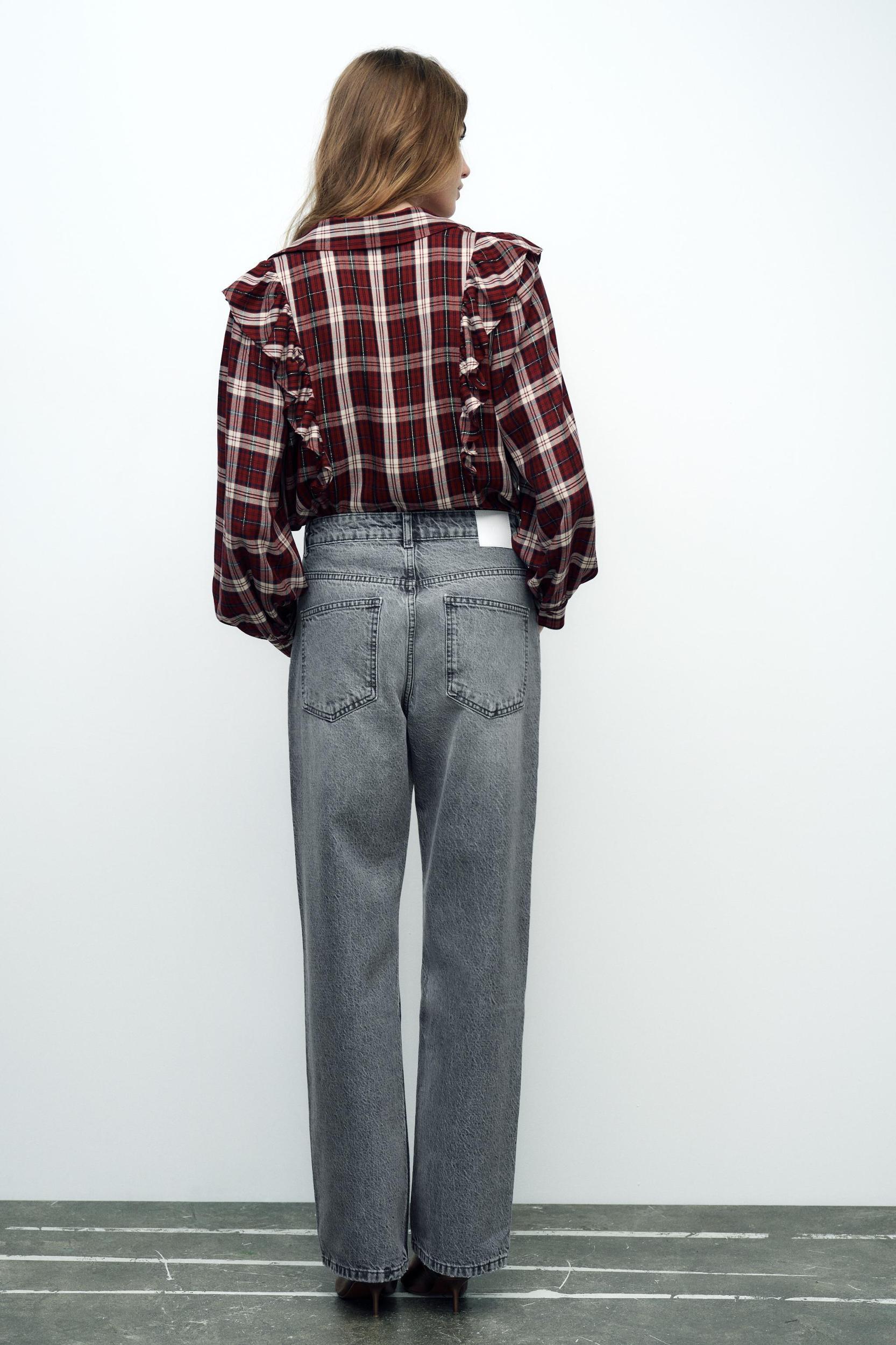 STRAIGHT LEG LONG LENGTH Z1975 JEANS WITH A HIGH WAIST Product Image