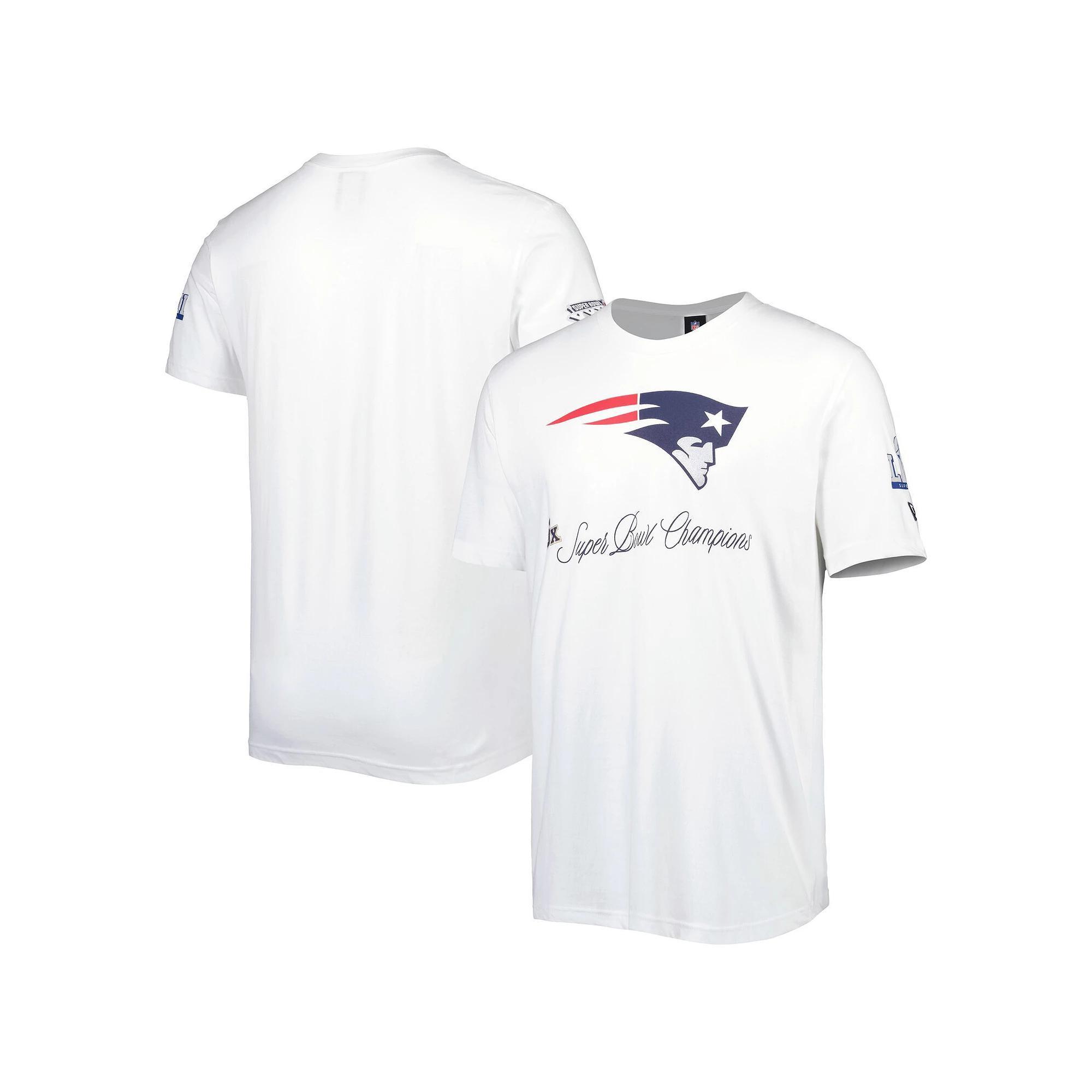 Men's New Era White New England Patriots Historic Champs T-Shirt, Size: XL Product Image