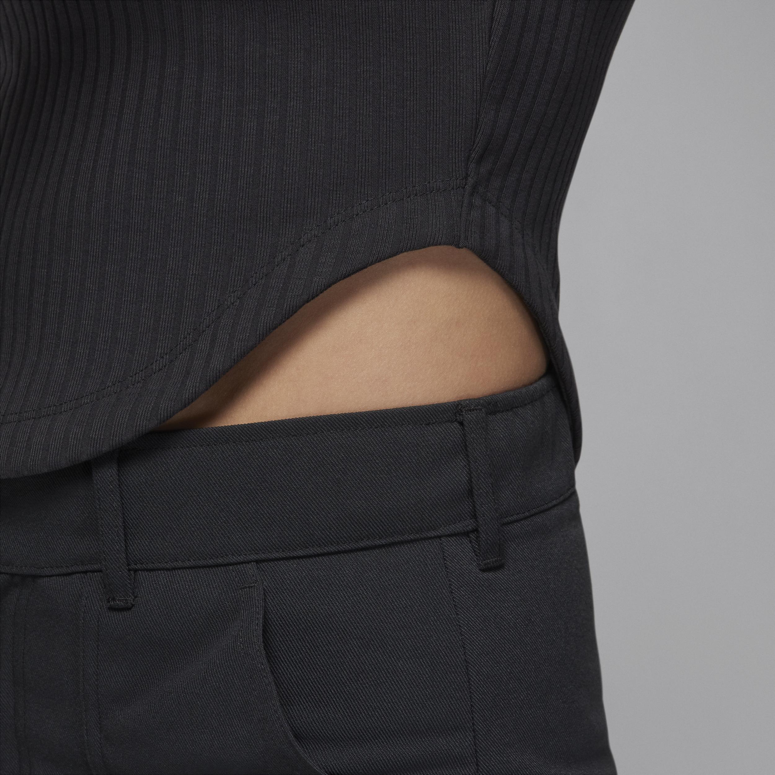 Jordan long sleeve high cut hem top Product Image