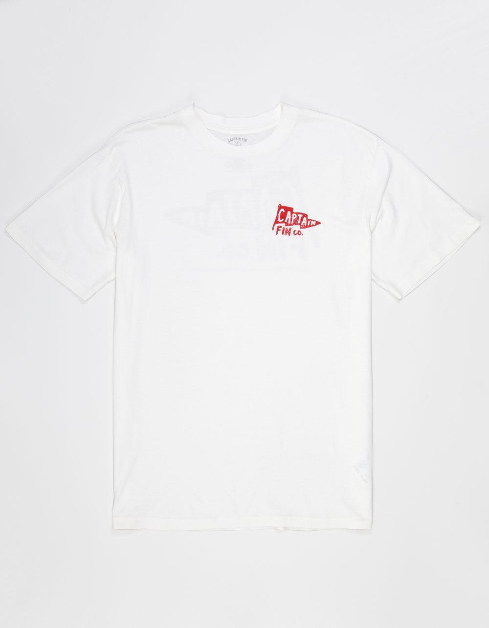 CAPTAIN FIN Pennant Mens Tee - OFF WHITE Product Image