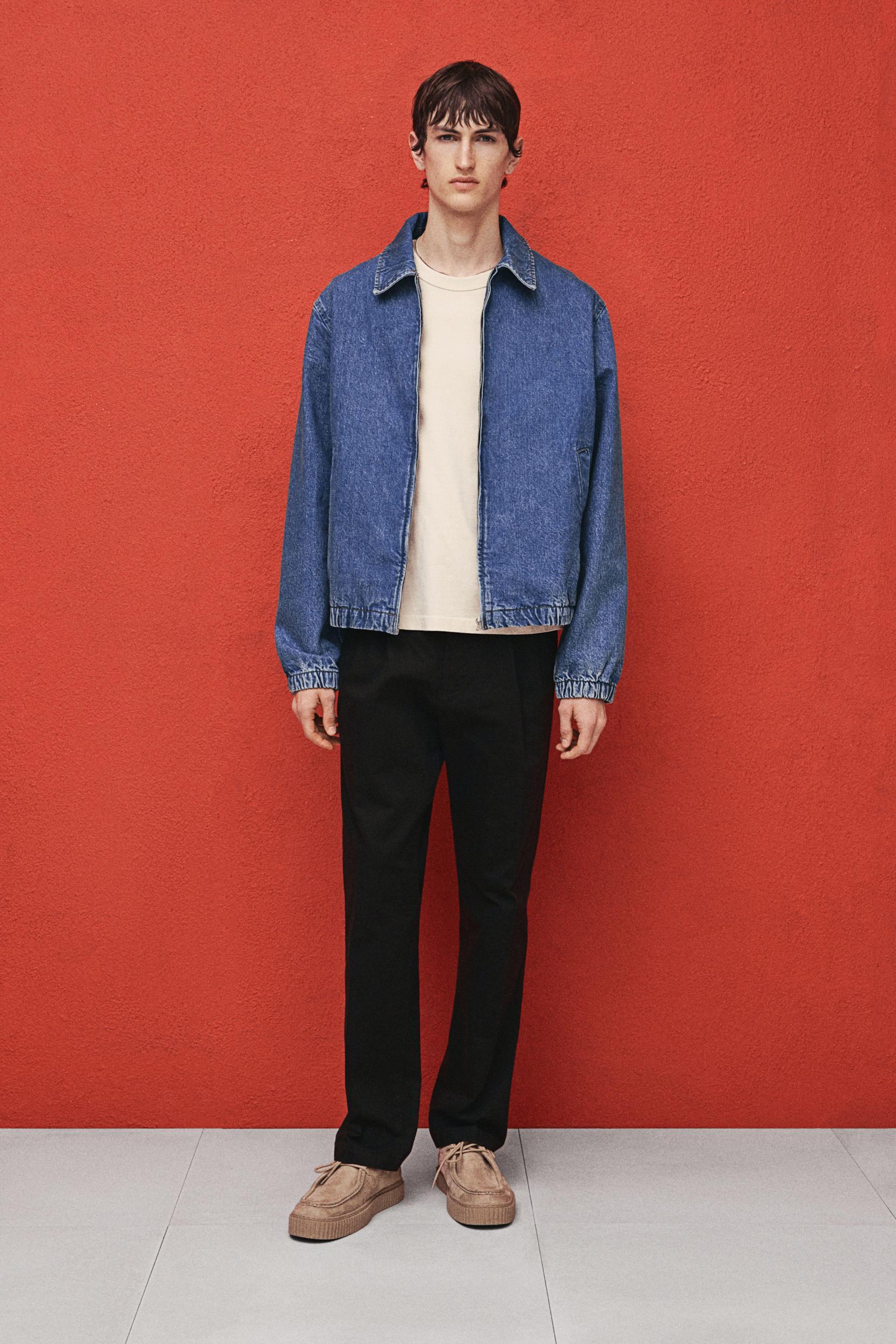 Regular-Fit Crease-Leg Chinos Product Image