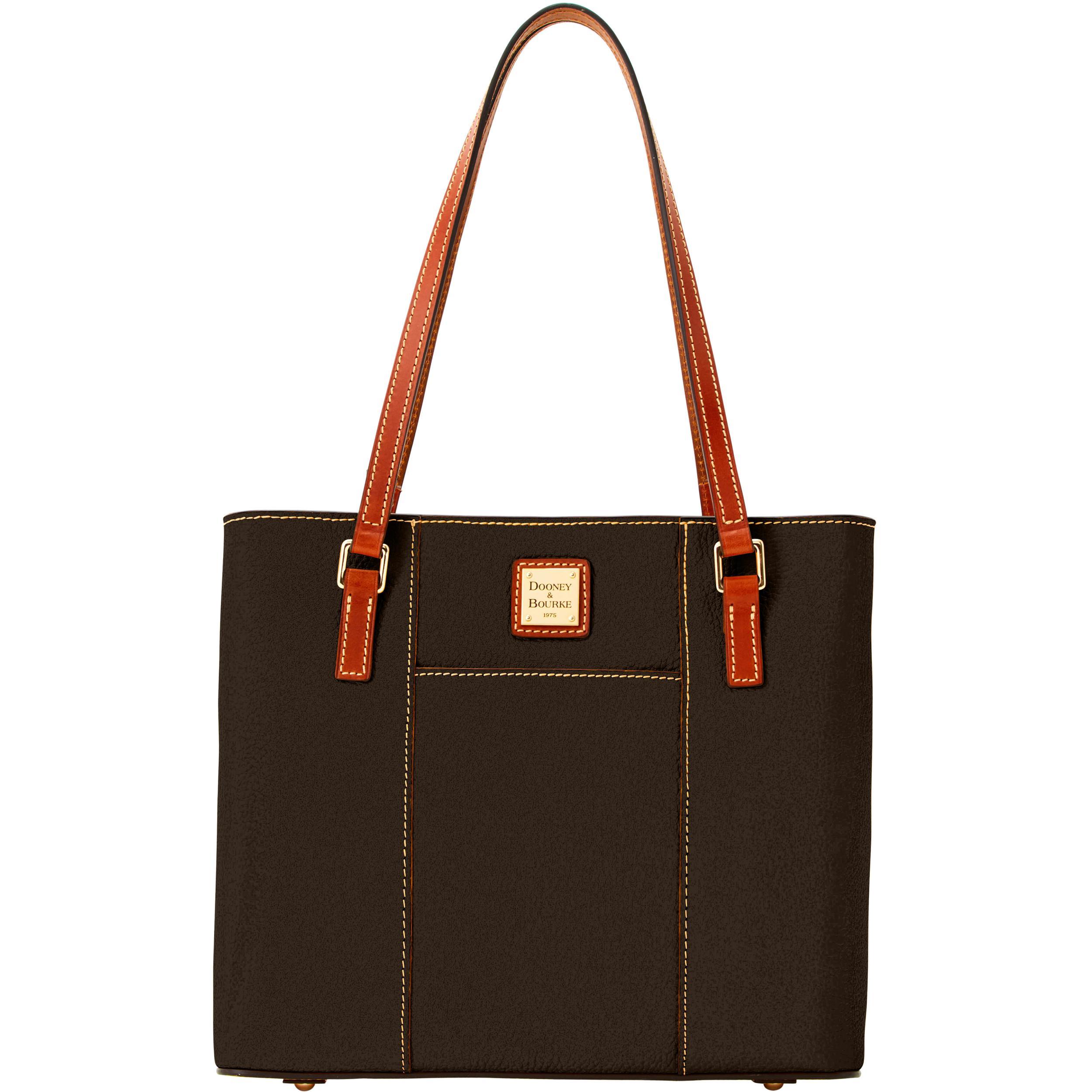 Dooney & Bourke Womens Pebble Grain Small Lexington Leather Bag in Brown Tmoro Product Image