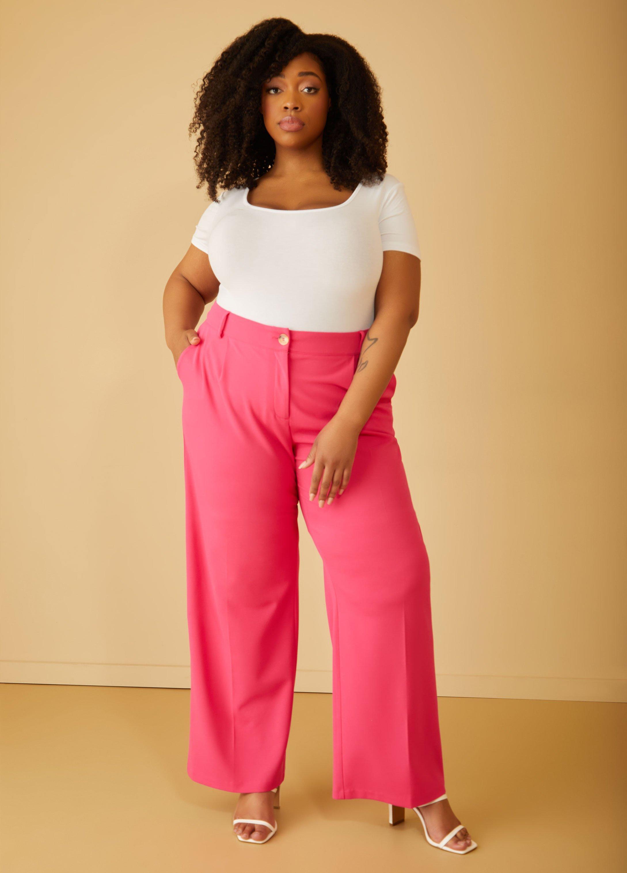High Rise Stretch Crepe Trousers Product Image
