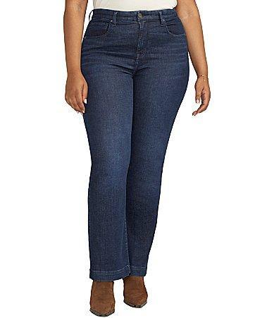 Jag Jeans Plus Size Phoebe High-Rise Bootcut Jeans (Stardust) Women's Jeans Product Image