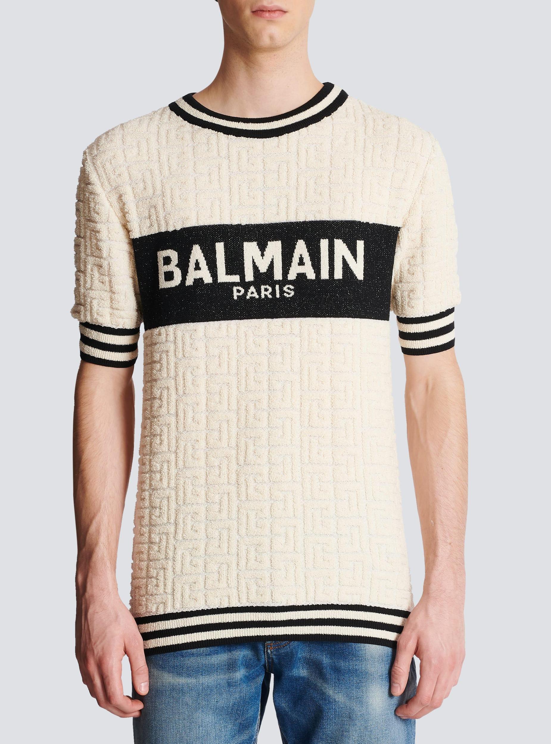 Balmain cotton terry T-shirt Product Image