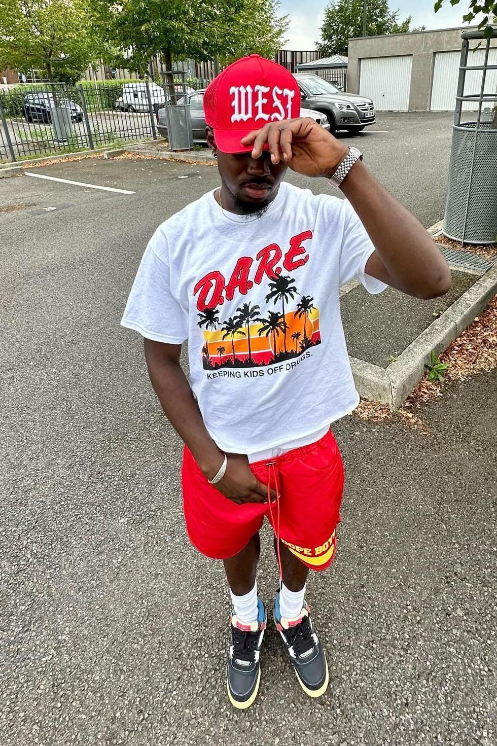 DARE Sunset Short Sleeve Tee - White Product Image