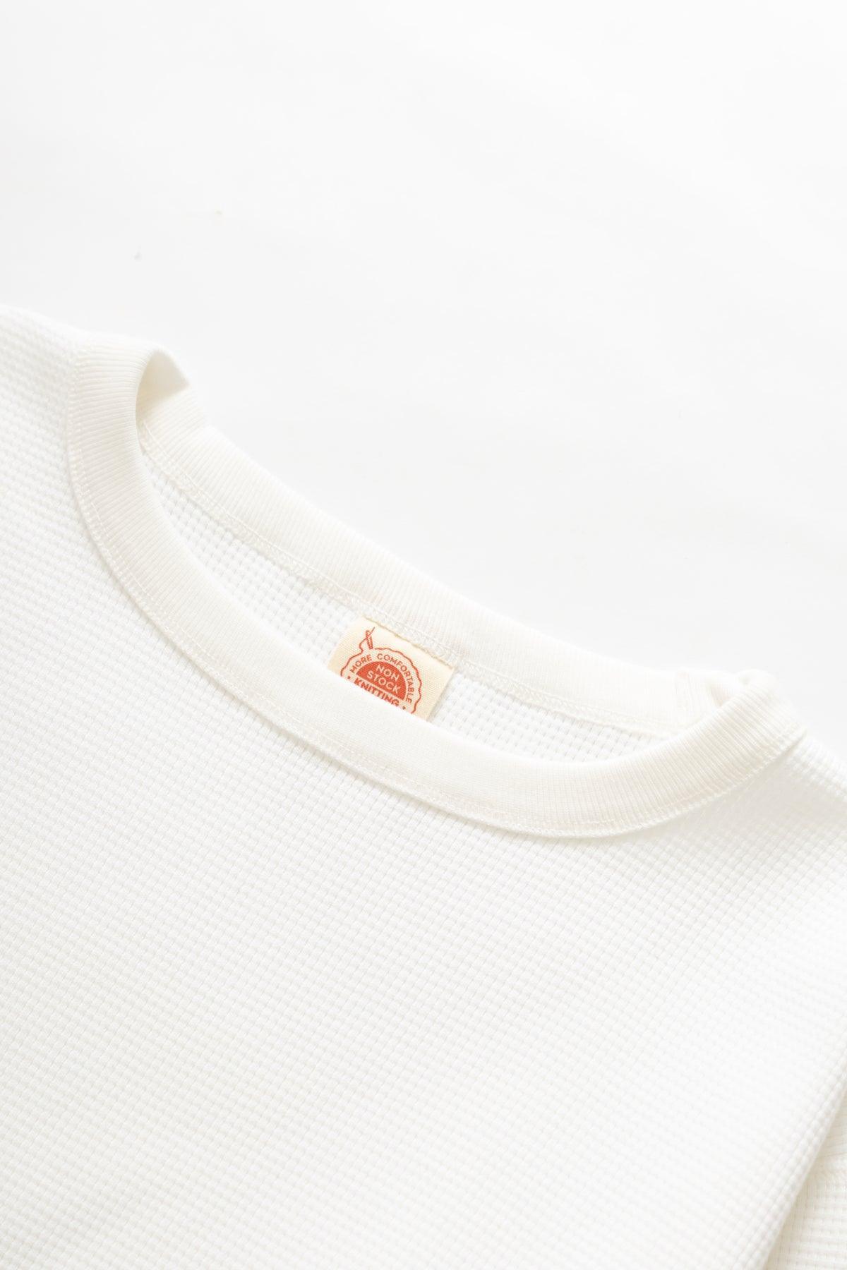 Non Stock MFG - Thermal Waffle Long Sleeve - White Product Image