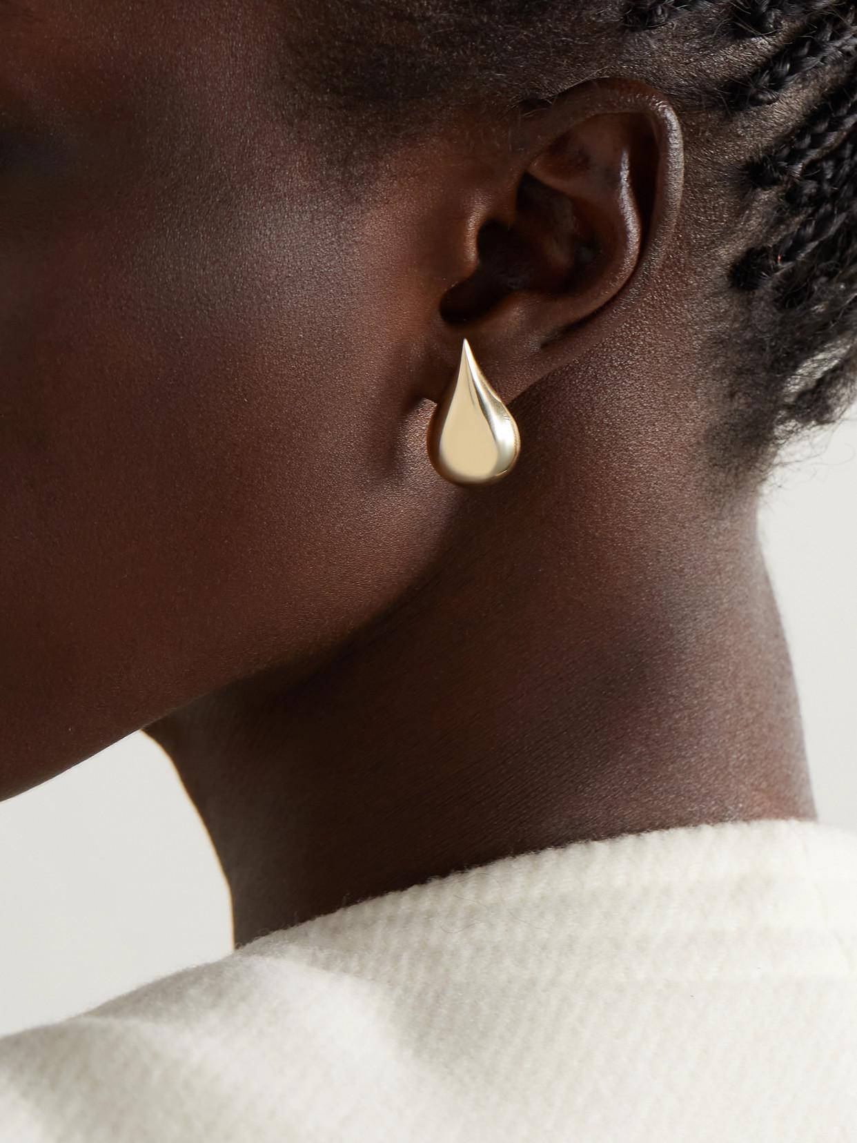 MATEO Water Droplet 14-karat Gold Earrings Product Image