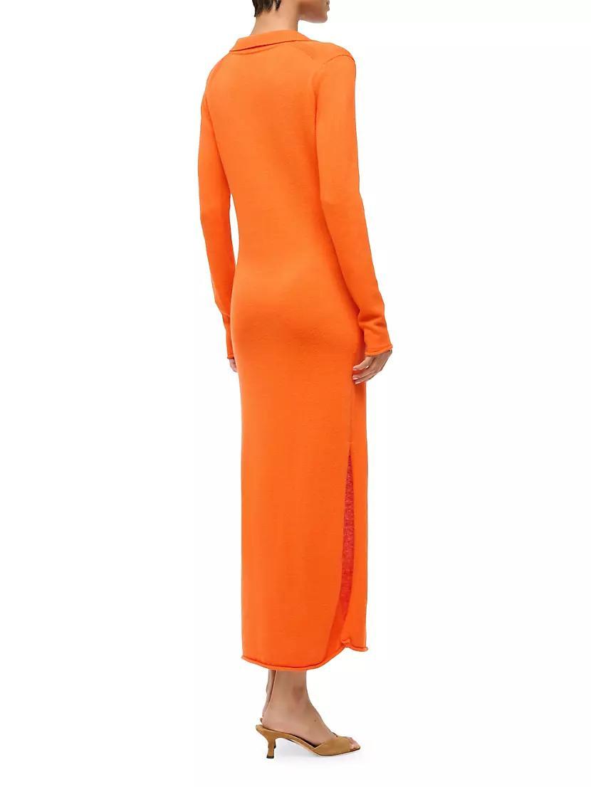 Sienna Knit Polo Maxi Dress Product Image