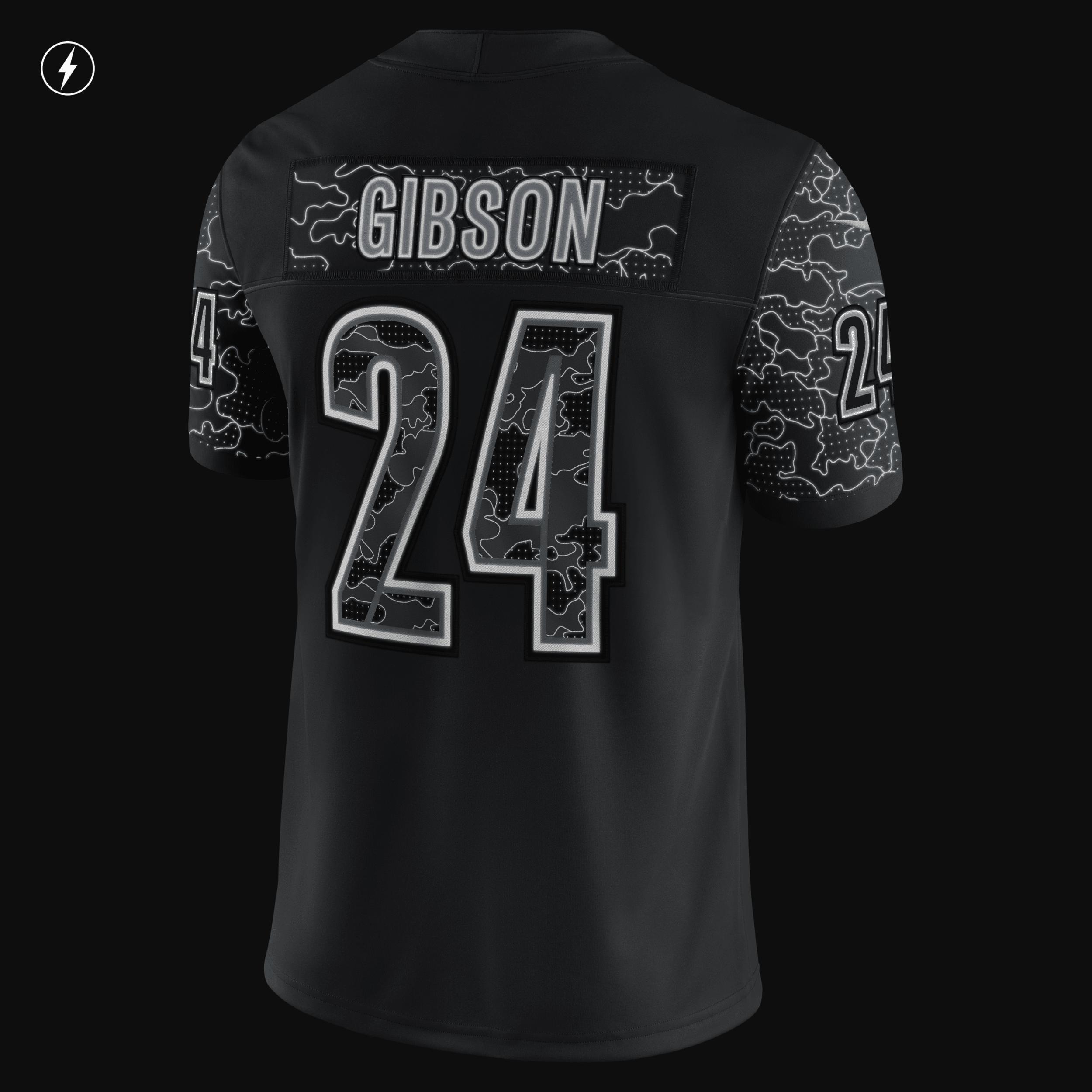 Men's Nike Antonio Gibson Black Washington Commanders RFLCTV Limited Jersey, Size: XL, Wft Black Product Image