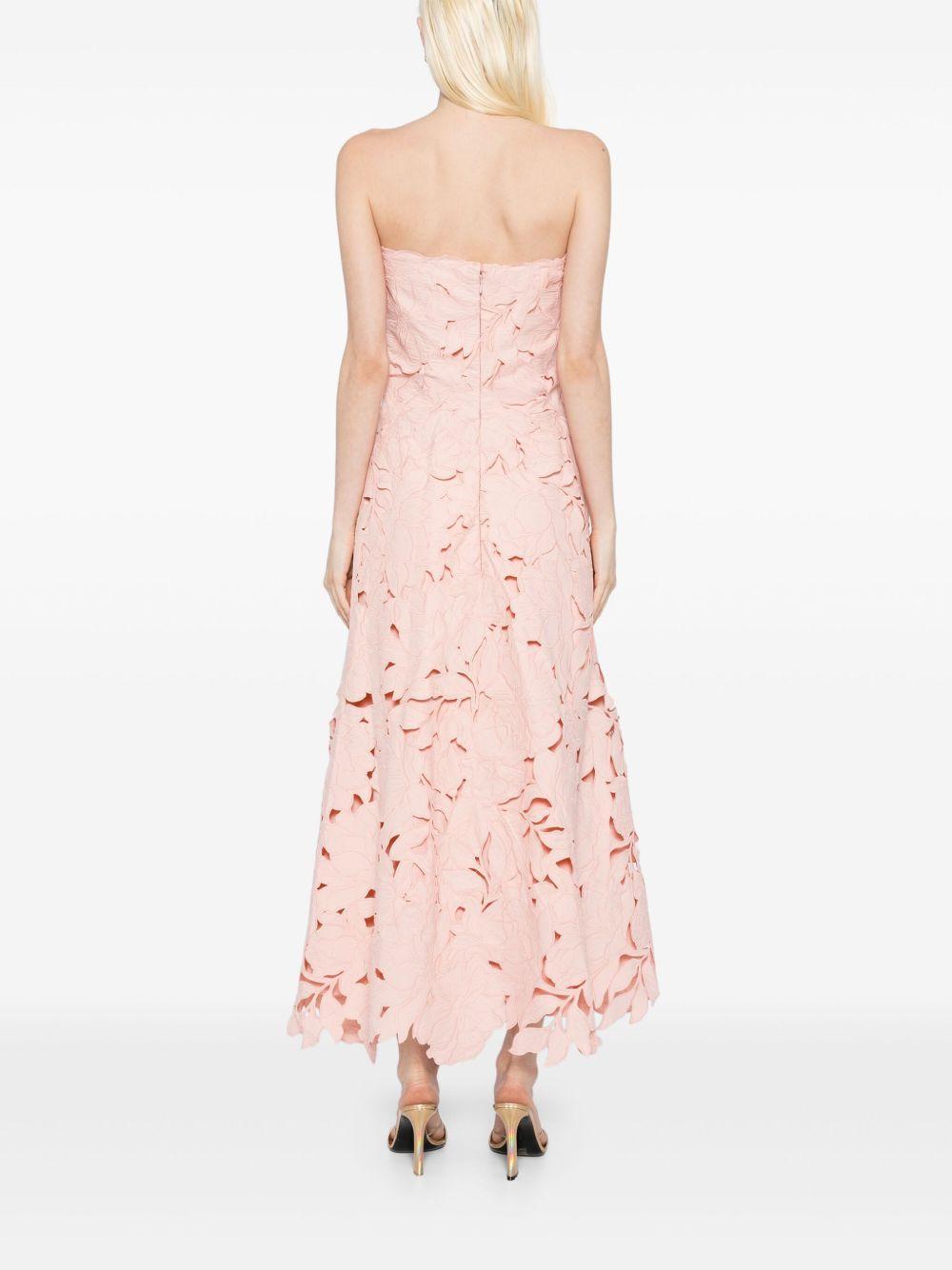 floral-cut lace dress Product Image