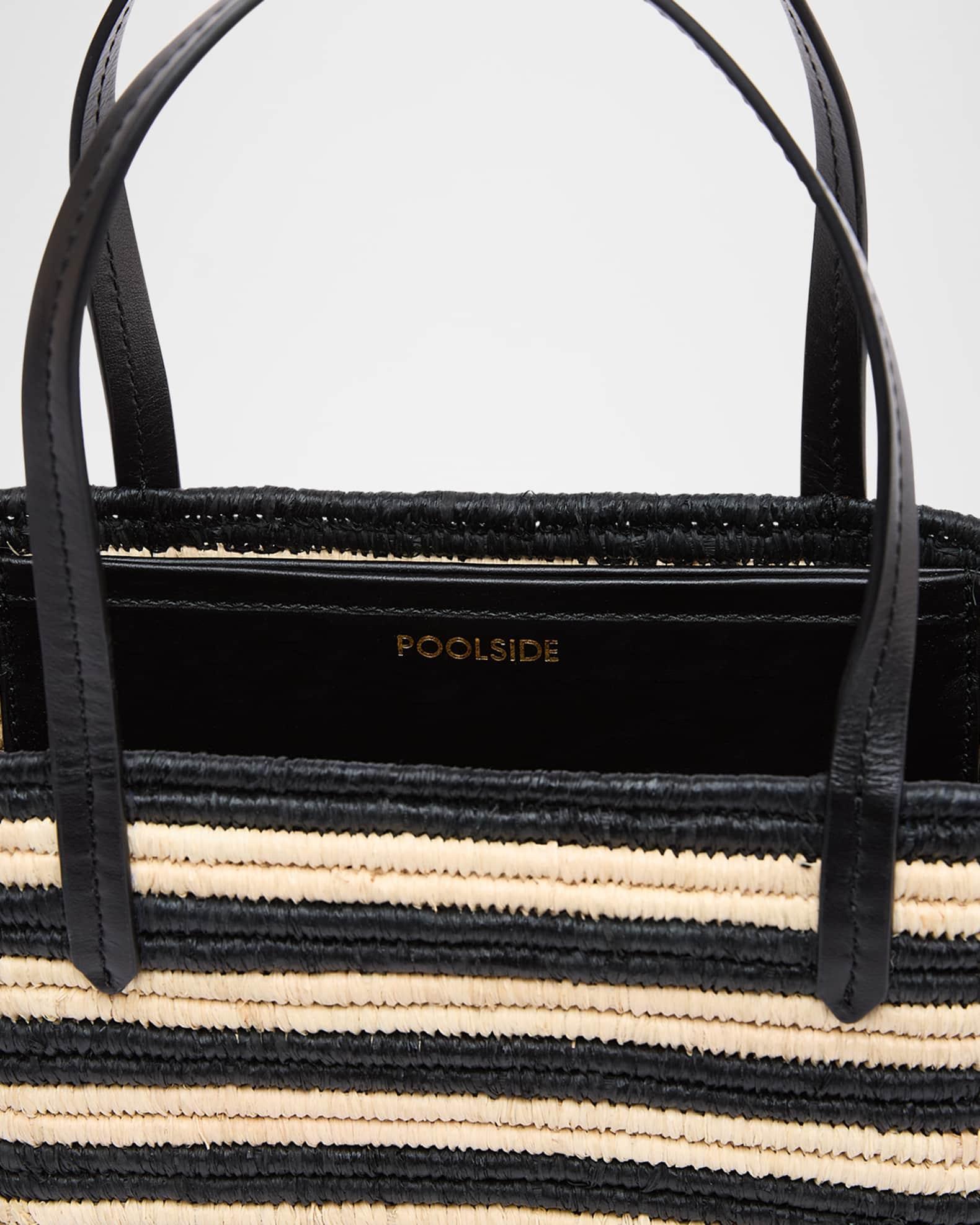 The Capri Striped Tote Bag with Lobster Charm  Product Image