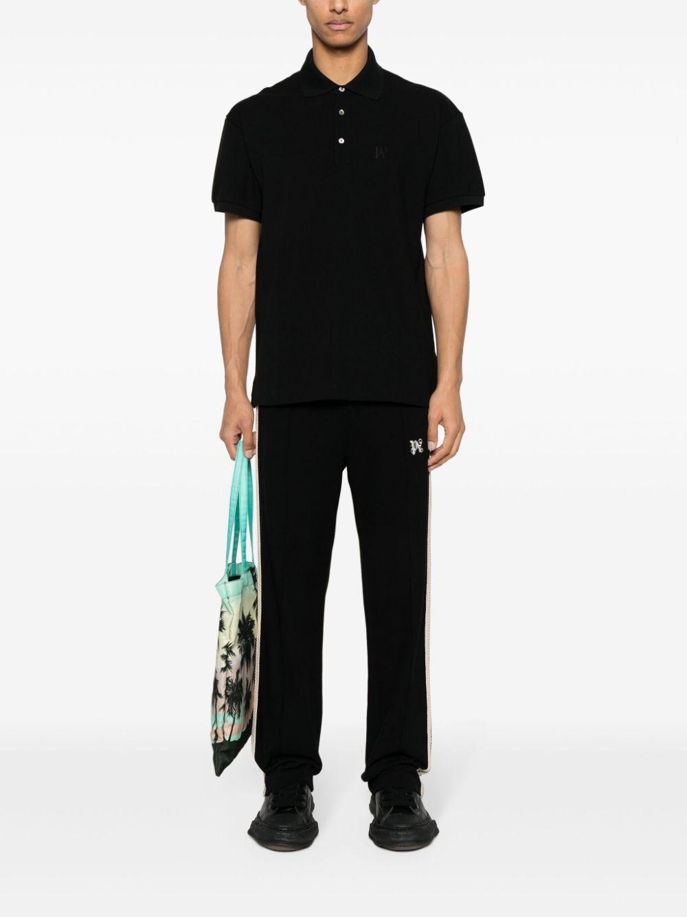 logo-embroidered cotton polo shirt Product Image