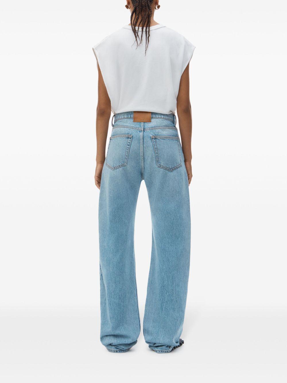 logo-embossed jeans Product Image