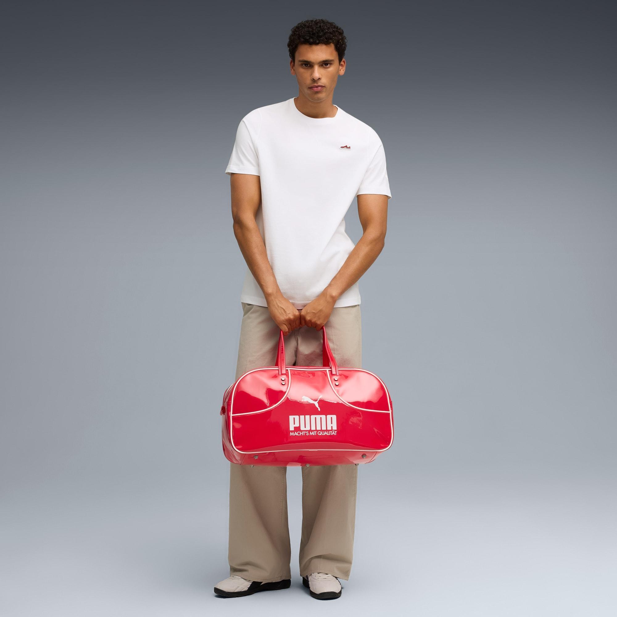 WARDROBE ESSENTIALS Suede Logo Men's Tee Product Image