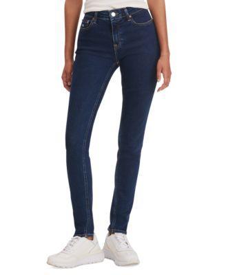 Tommy Jeans Womens Nora Mid Rise Skinny-Leg Jeans Product Image