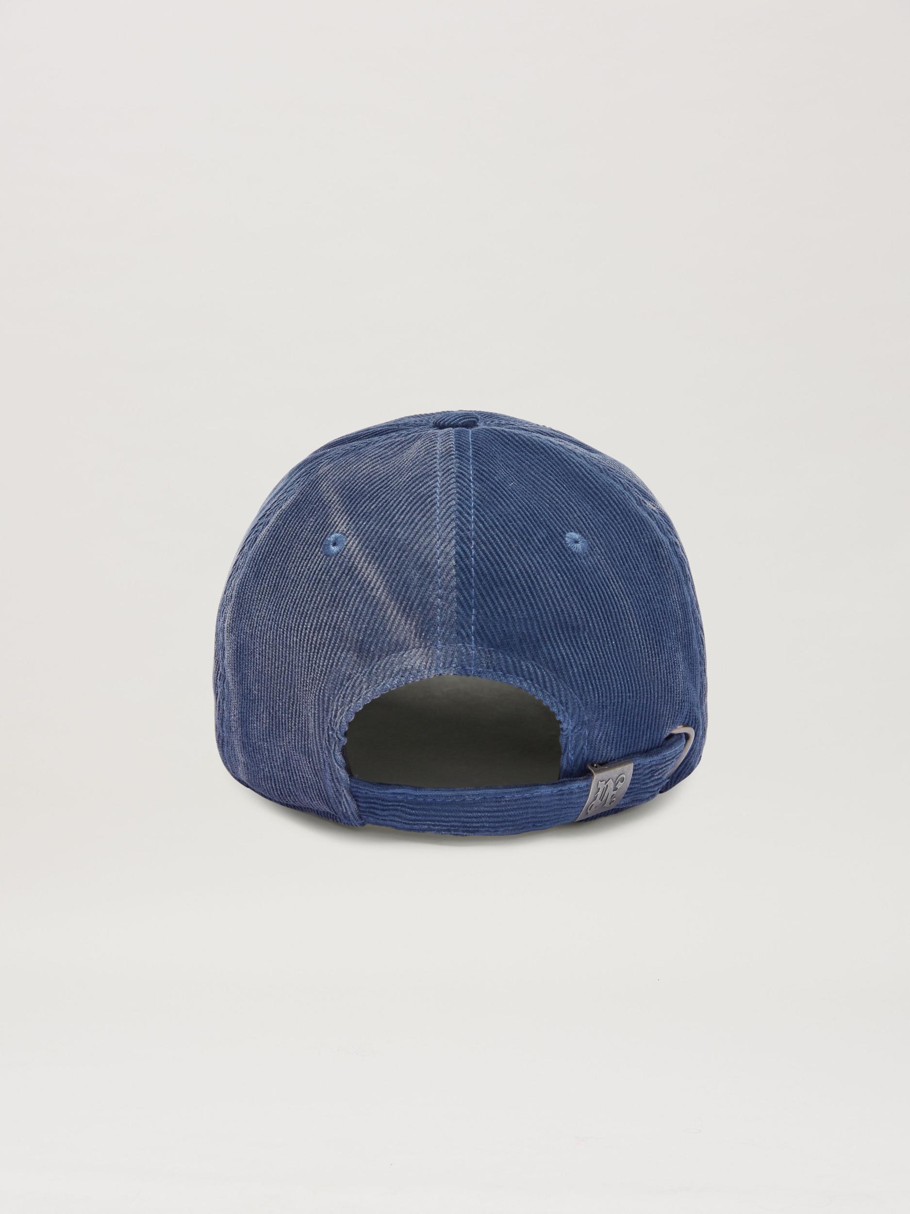 CURVED LOGO CORDUROY CAP VINTAGE BLACK - Product Image