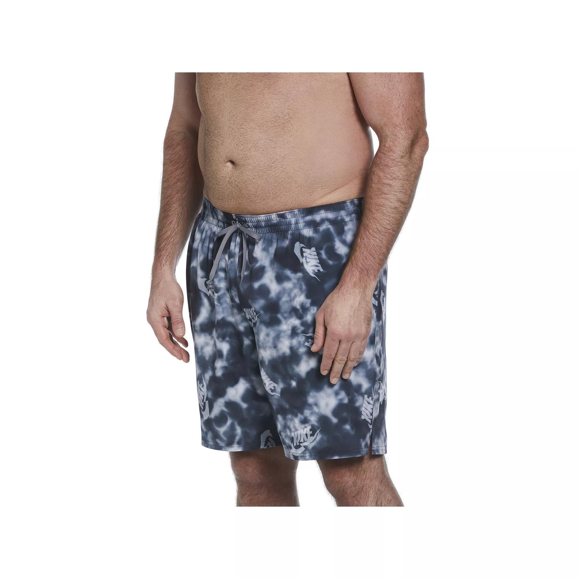 Big & Tall Nike Water Tie Dye Swim Trunks, Mens Product Image